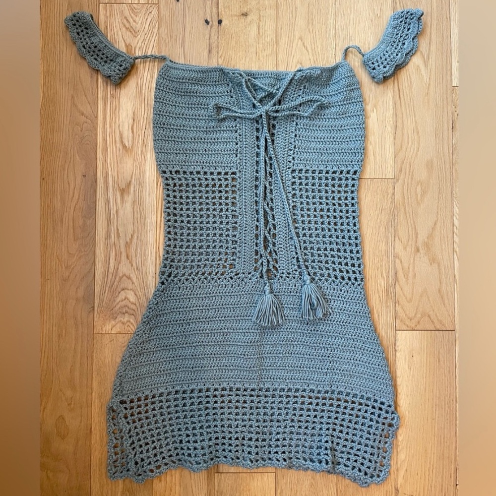 Beautiful Handmade Crochet Bikini Cover-Up Dress
